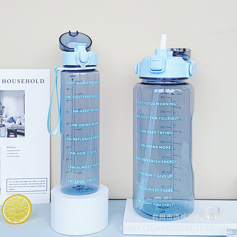 Damen Motivierende Trinkflasche Karnz