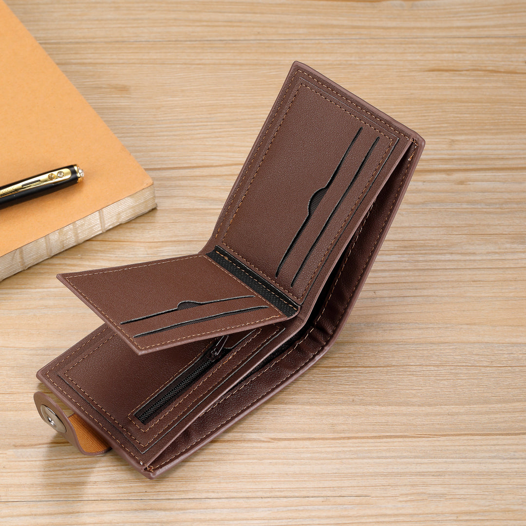 Premium Leder Bi-Fold Geldbörse