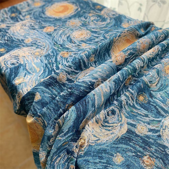 Künstlerische Sternennacht Wandteppich Decke
