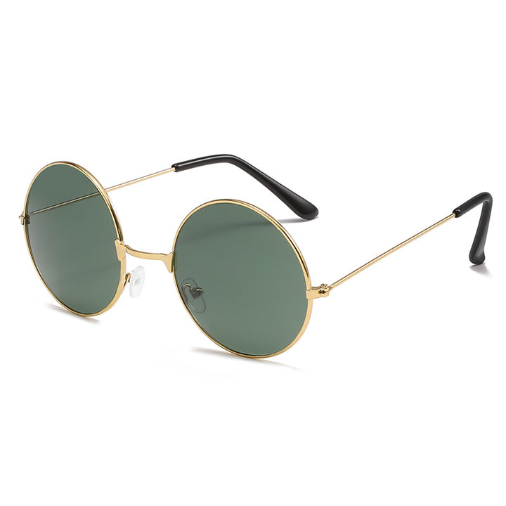 Retro Runde Glas Sonnenbrille Karnz
