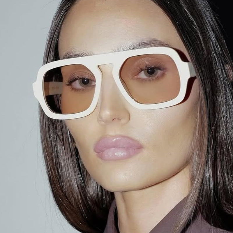 Damen modische Sonnenbrille im modernen Retro-Stil Karnz