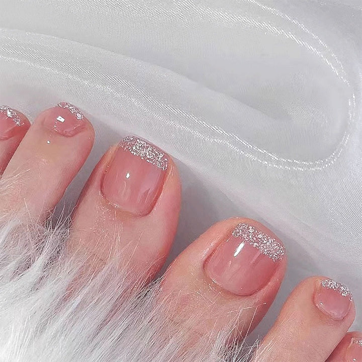 Fußnagelset mit Glitzerakzenten Karnz