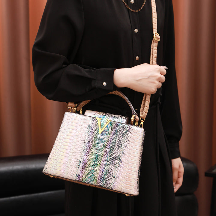 Statement Exotische Haut Handtasche