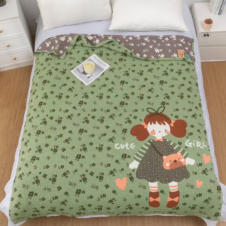 Damen Kuscheldecke mit charmantem Prinzessinnen-Design Karnz