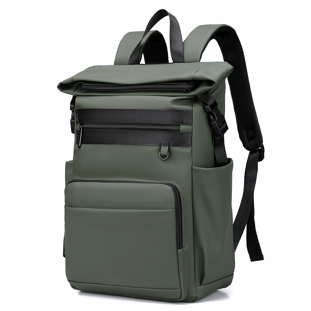 Roll-Top wasserdichte Laptop-Rucksack Karnz