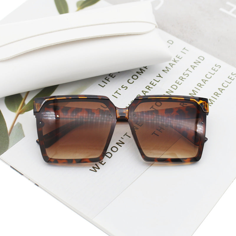 Damen große Geometrische Sonnenbrille Karnz