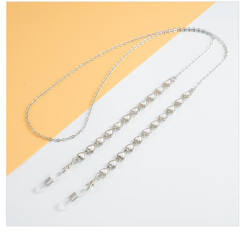 Elegante Perlen Brille Kette Karnz
