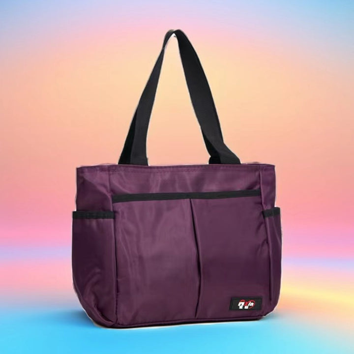 Stylische gestreifte Mehrfach-Tasche Karnz