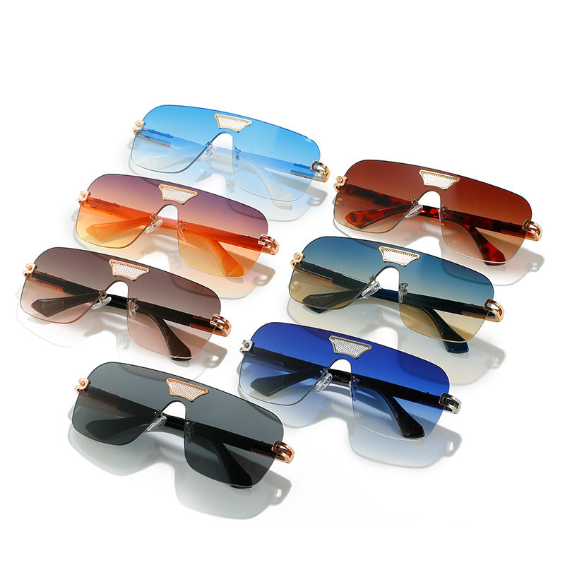 Damen modische Oversized-Sonnenbrille mit speziellem Rahmen und UV-Schutz Karnz