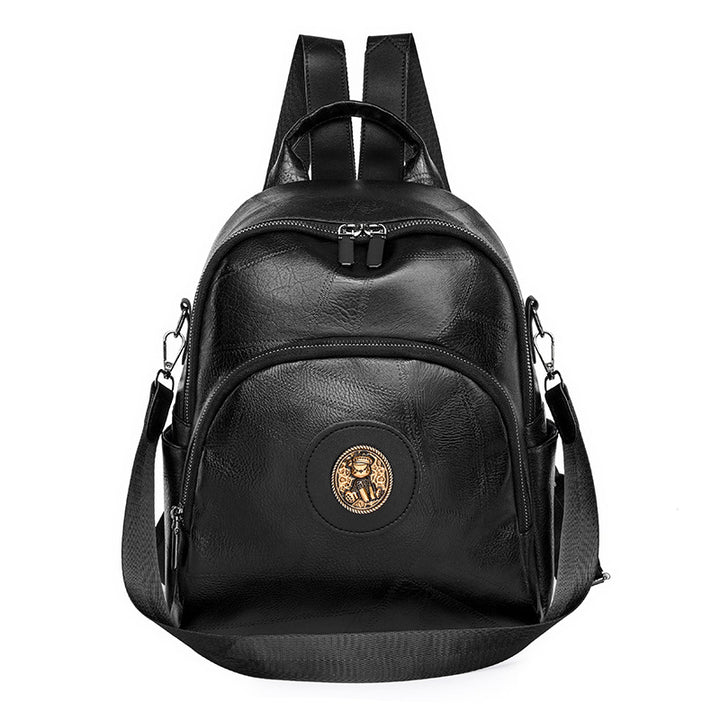 Vintage Stil Leder Rucksack