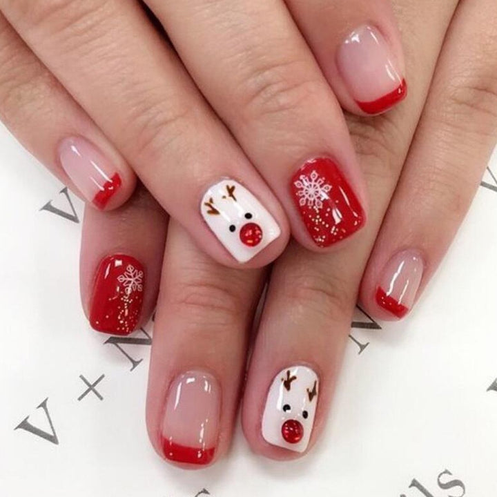 Spaß Charakter-Themen Press-On Nagelkunst Karnz