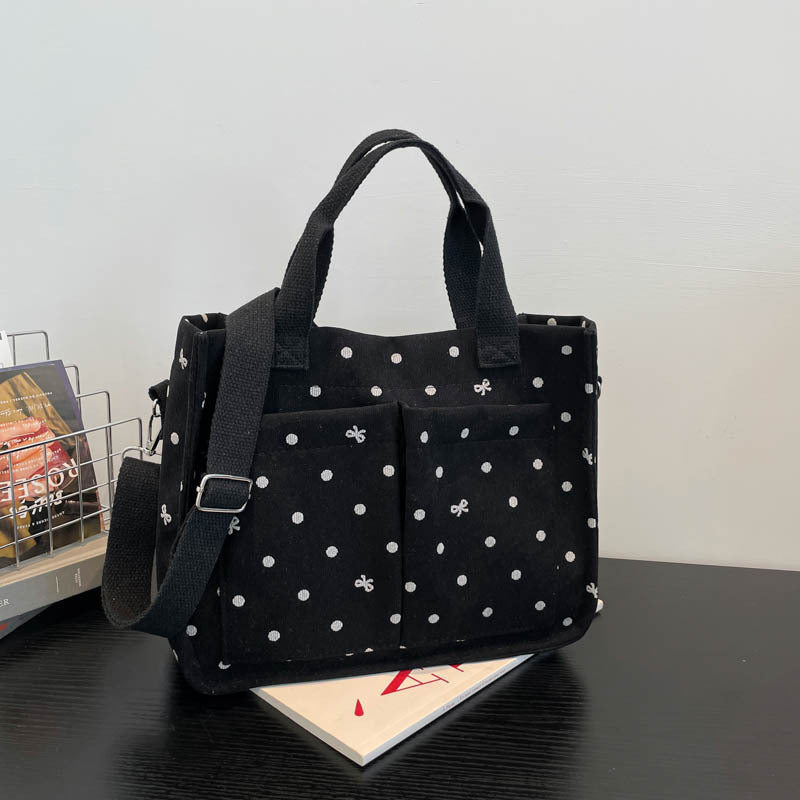 Polka Dot Utility Handtas