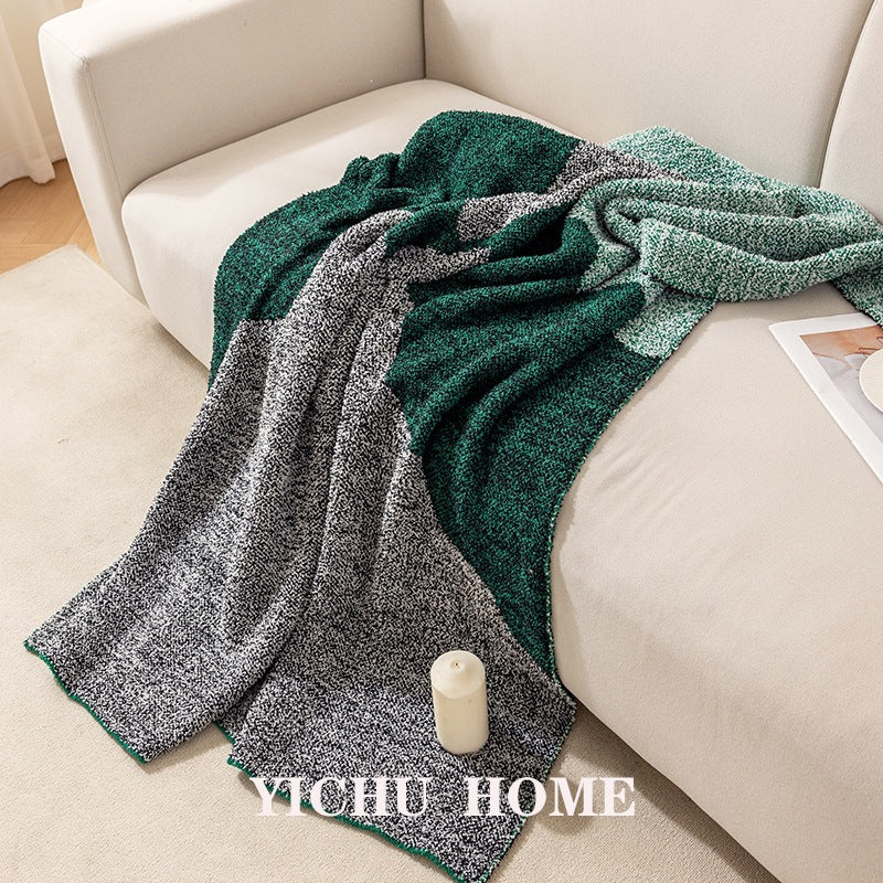 Gemütliche Strickdecke