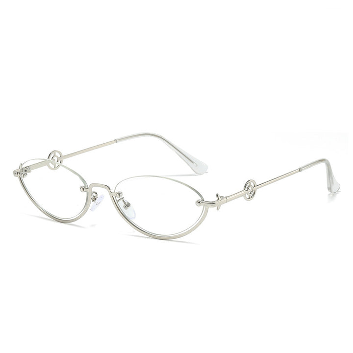 Elegante Katzenauge Verschreibung Brille Karnz