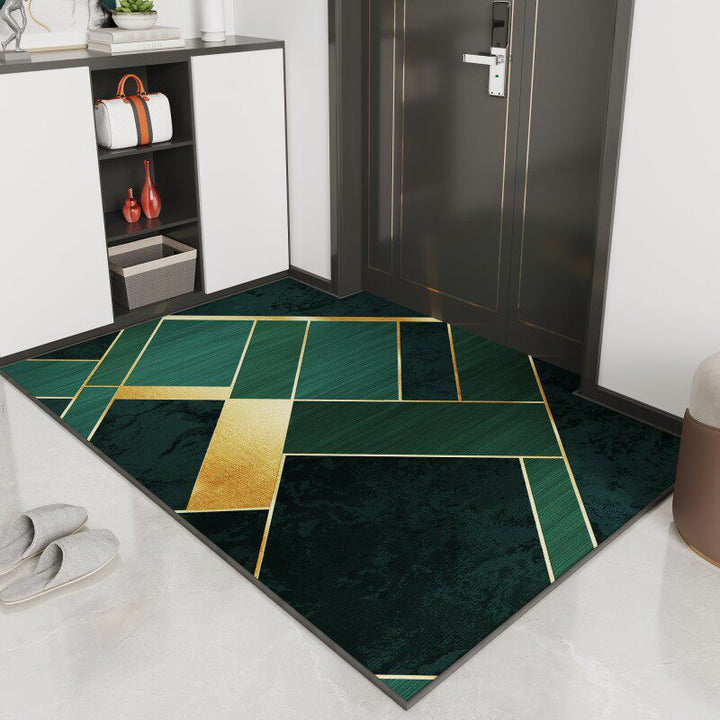 Geometrisches Muster Dekorativer Teppich