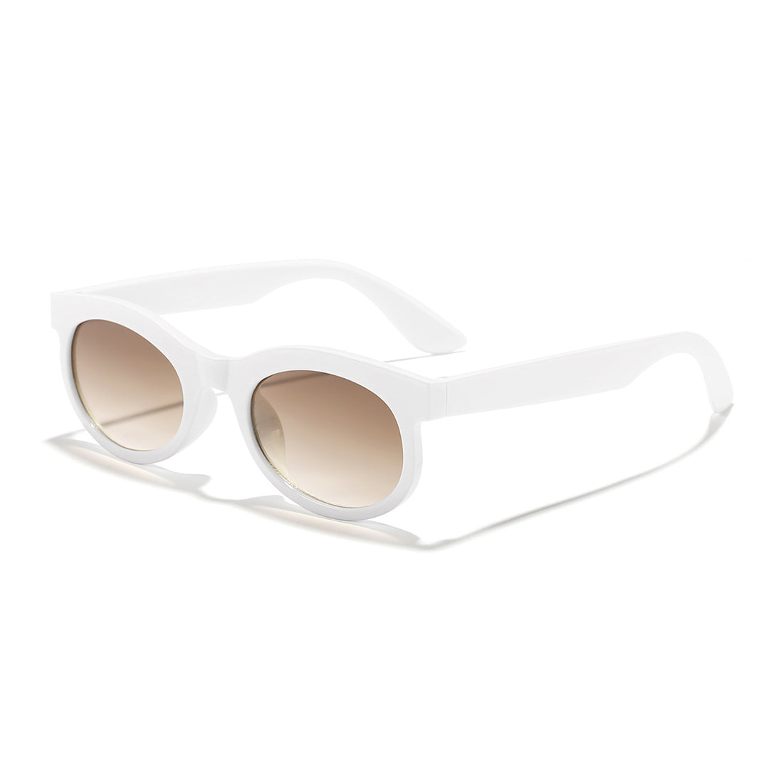 Damen trendige Sonnenbrille mit stilvollem Design aus robustem Kunststoff Karnz