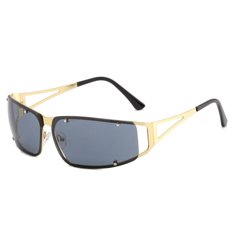 Damen sportliche Sonnenbrille mit trendigem Design und polarisierten Gläsern Karnz