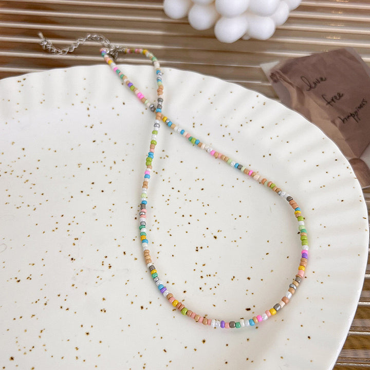 Handgefertigtes Perlen Choker Halsband Karnz
