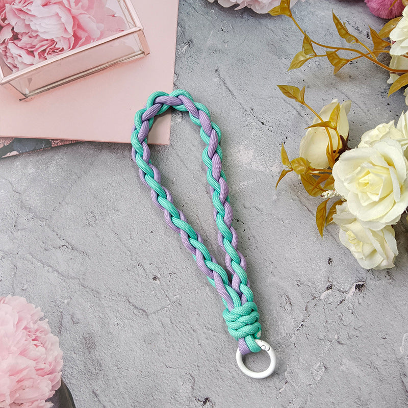 Geflochtenes Paracord Schlüsselanhänger Halter Karnz