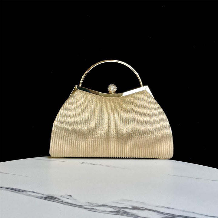 Texturiertes Vintage Handheld Abendtasche