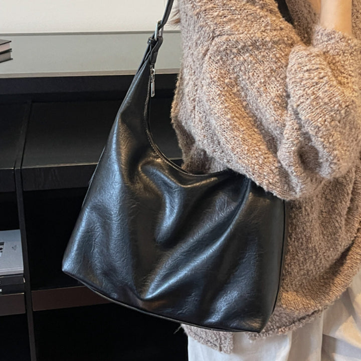 Weiche Leder Schultertasche Karnz