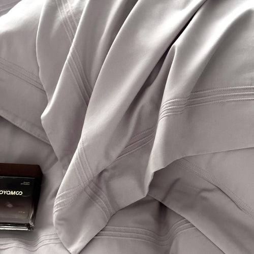 Leichtes Baumwollmisch-Percale Bettbezug-Set mit verstecktem Reißverschluss und maßgeschneiderten Eckenbändern