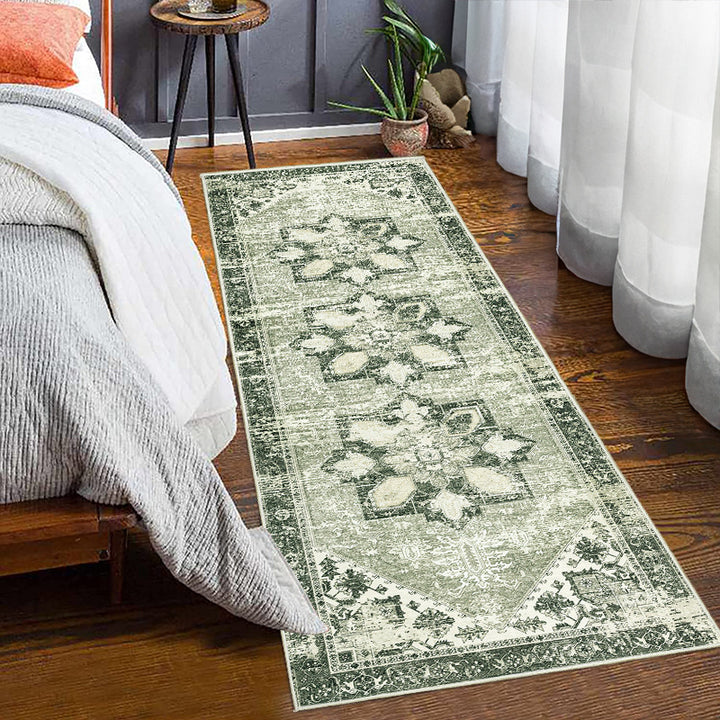Vintage-inspirierter floraler Musterteppich Runner Karnz