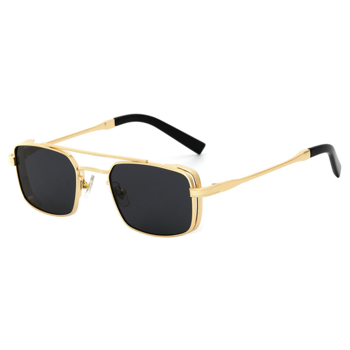 Damen Modische Sonnenbrille mit schmalem Metallrahmen und hochwertigem UV-Schutz Karnz