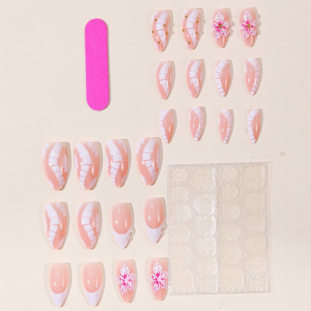 Künstlerisches Blumennagelkunstset Karnz