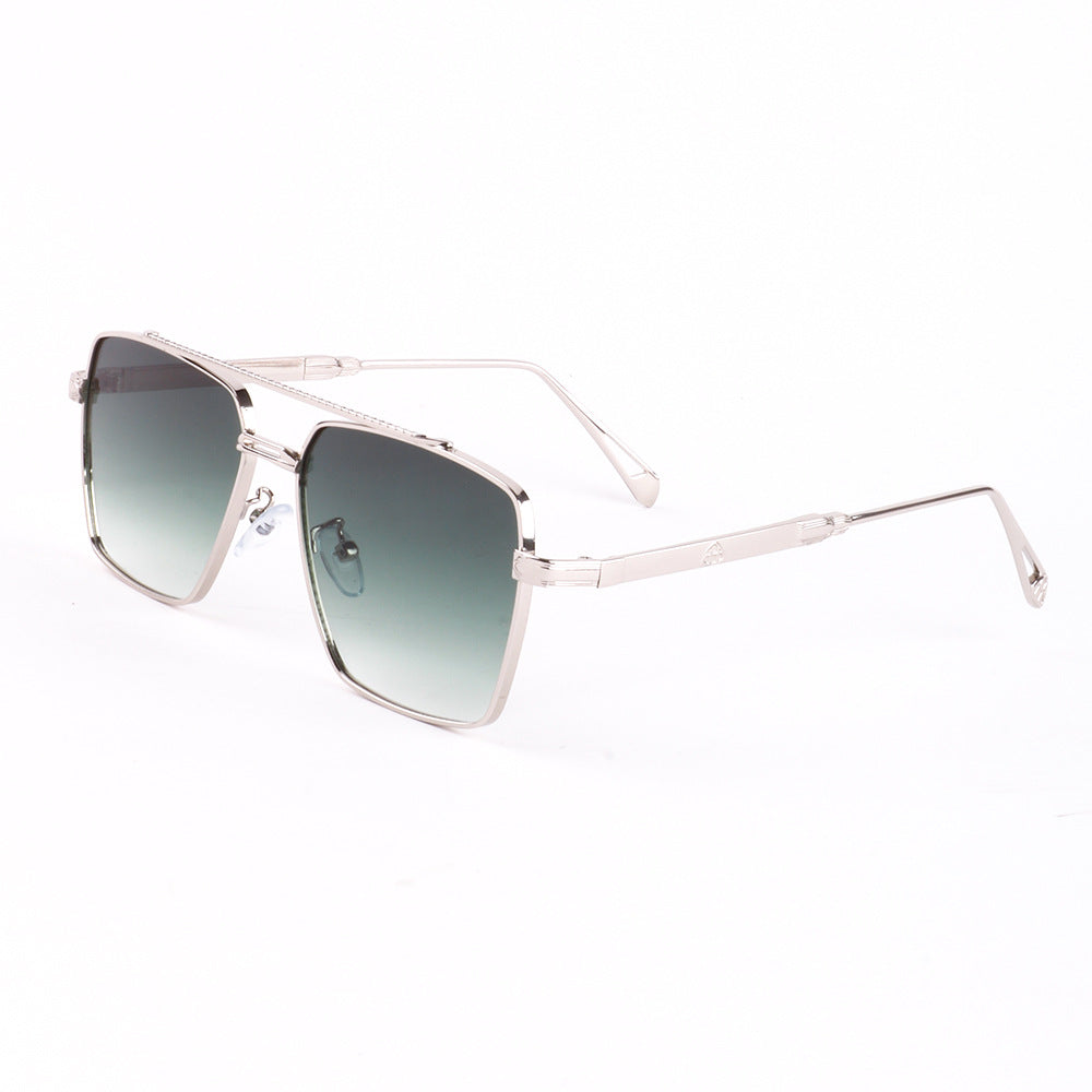 Damen oversized Sonnenbrille mit elegantem Metallrahmen Karnz