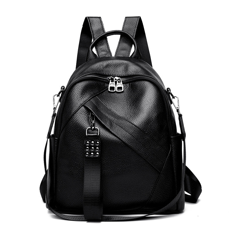 Vintage-inspirierter strukturiertes Leder-Rucksack Karnz