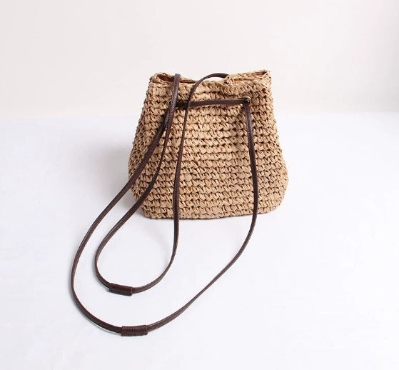 Damen Handtasche mit integriertem Schulterriemen aus Kunststoffen Karnz