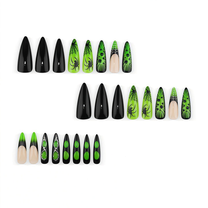 Kreatives Halloween Nagelset Karnz