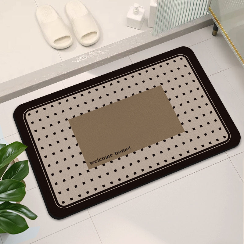 Stylische abstrakte Design Badematte