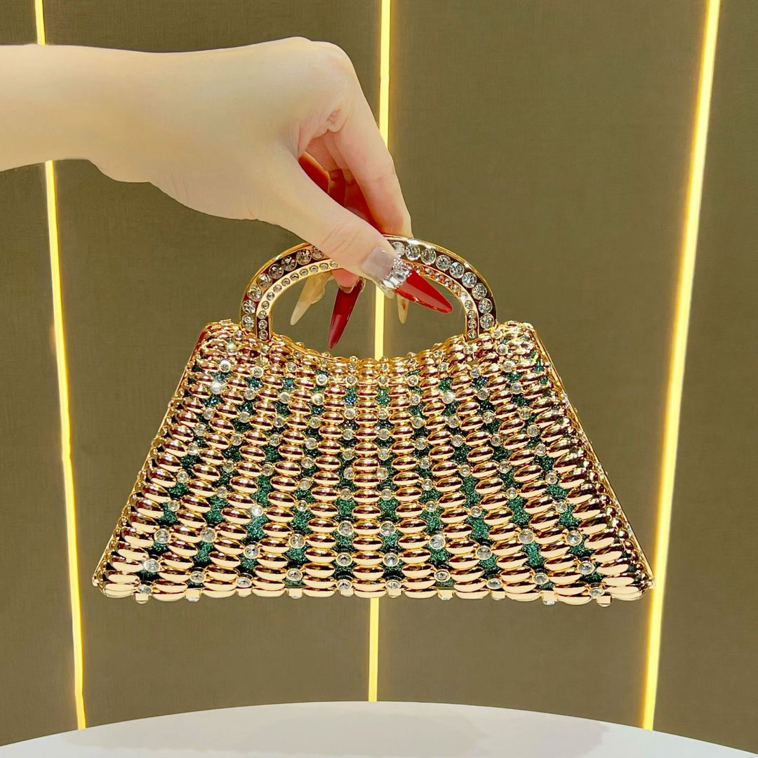 Strass-besetzte Abendhandtasche
