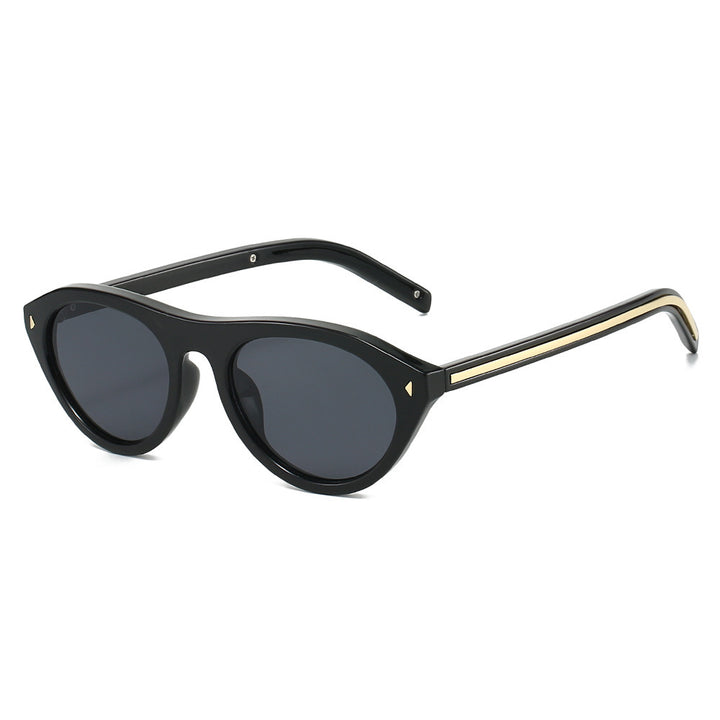 Retro-inspirierte geometrische Sonnenbrille Karnz