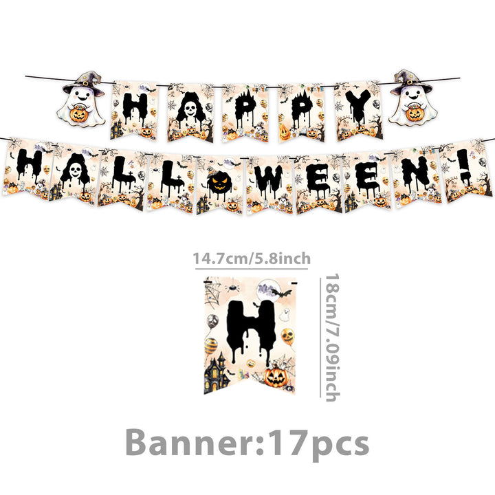 Papierservietten-Set mit Halloween-Motiven und detailreichem Druck für Partydekoration