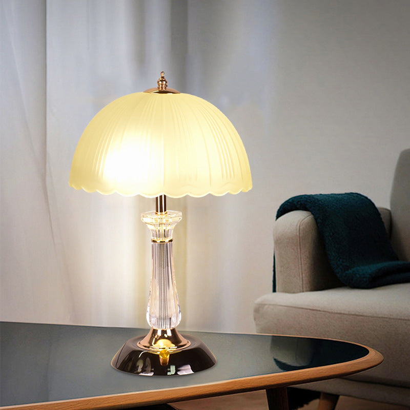 Vintage-inspiriertes Glas Tischlampe