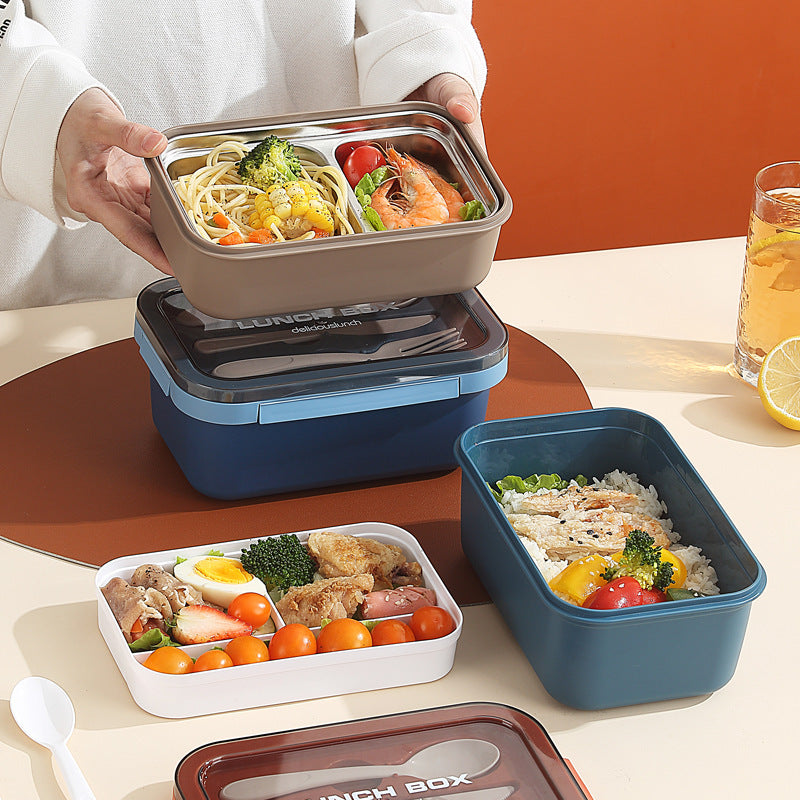 Mehrere Fächer Auslaufsichere Lunchbox