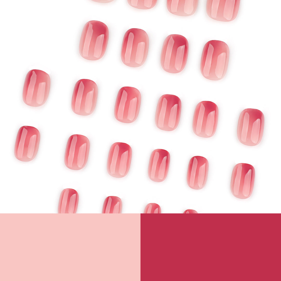 Elegante Nagelverlängerungen mit natürlichem Glanz Karnz