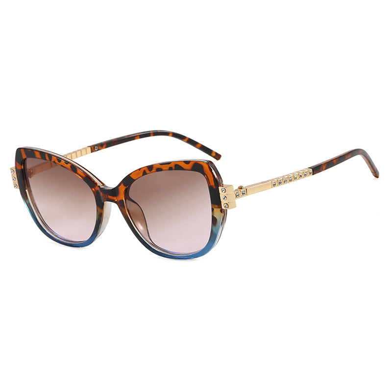 Damen oversized Sonnenbrille mit schützendem UV-Filter und eleganten Akzenten Karnz