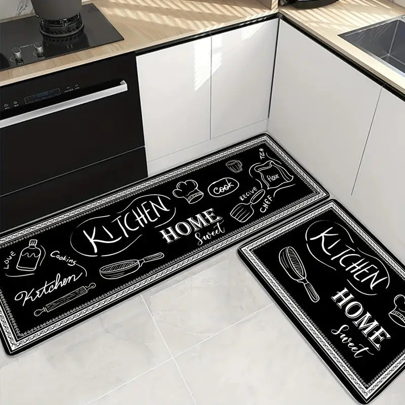 Stylische Küchenkomfortmatten-Set