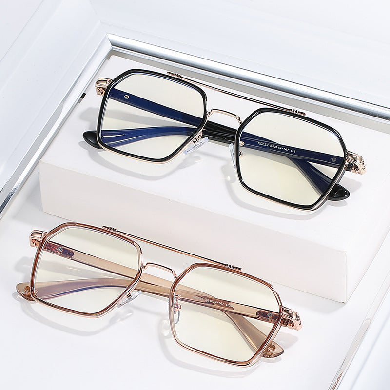 Damen modische Brille im geometrischen Design Karnz