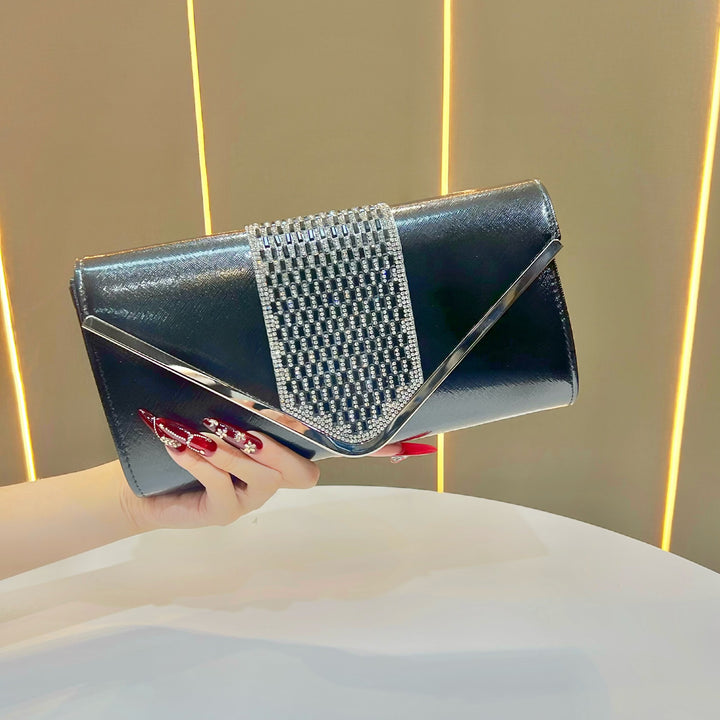 Elegante metallische Clutch
