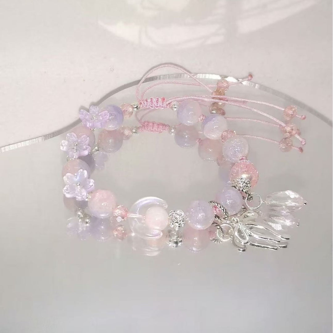 Handgefertigtes florales Perlen charm Armband Karnz