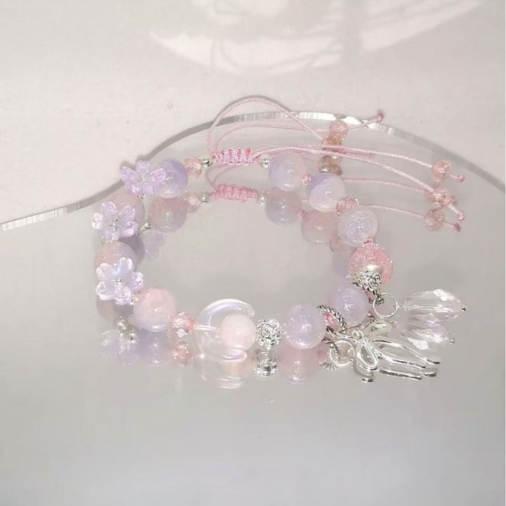 Handgefertigtes florales Perlen charm Armband Karnz