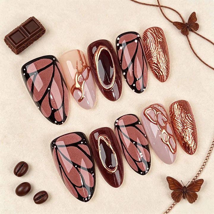 Premium Kunstnagelset mit eleganten Designs Karnz