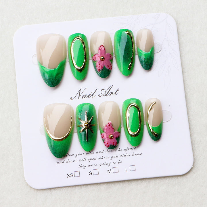 Künstlerisches dekoratives Nagelset