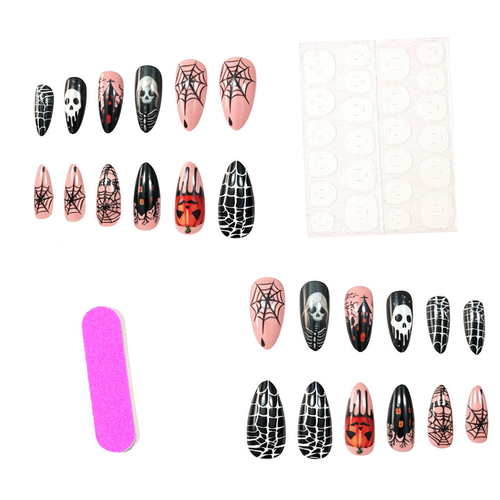 Themenbezogene Halloween Nagelkunst Karnz