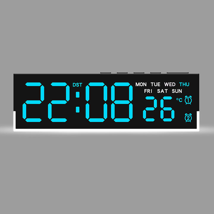 Digitaluhr mit Integriertem Thermometer und Wochentagsanzeige Karnz